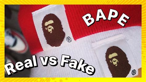 real vs fake adidas bape jacket|bathing ape real or fake.